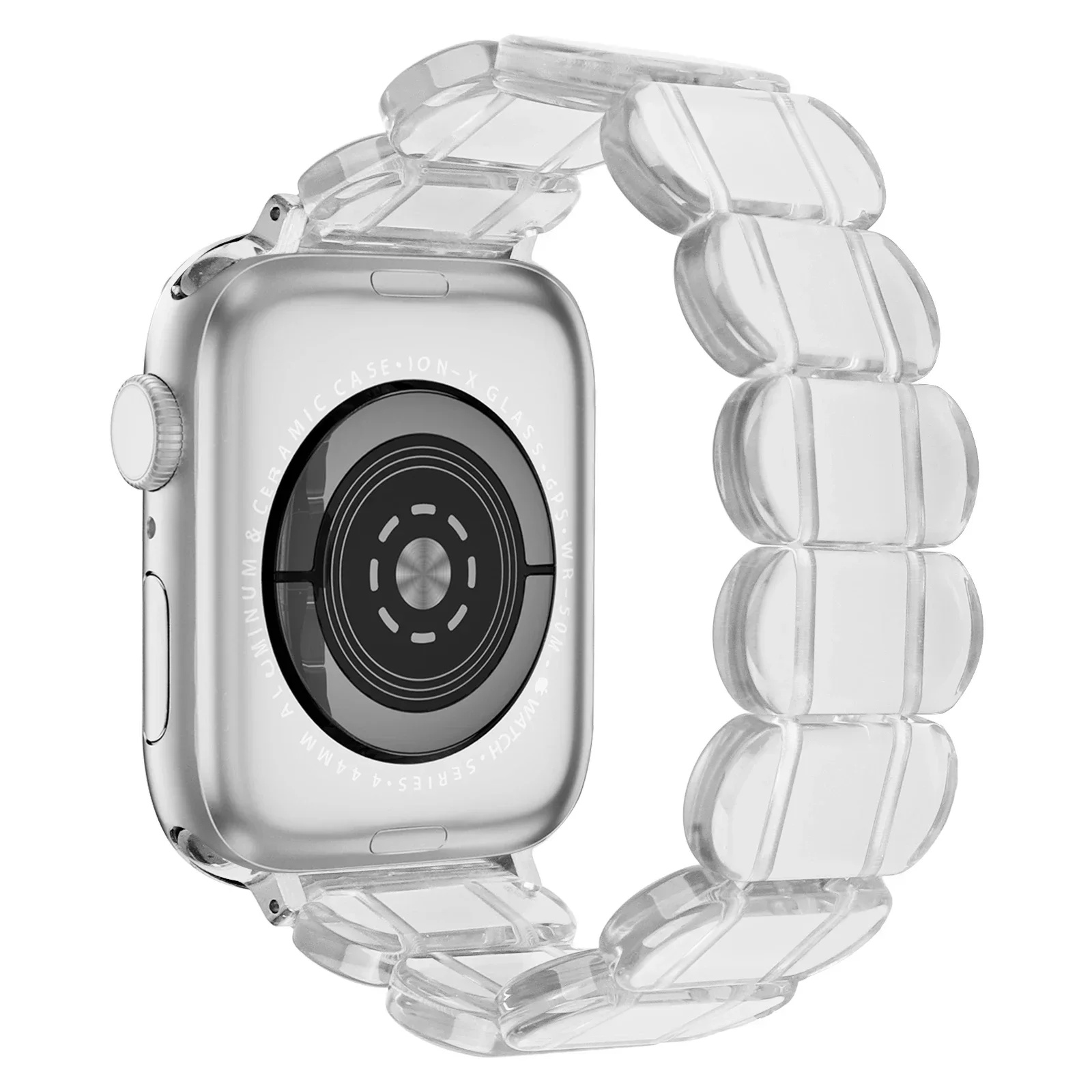 รูปสินค้า สายรัดข้อมือ Apple Watch ยืดหยุ่น เรซิ่น สำหรับ 45/44/42/40/38 มม.