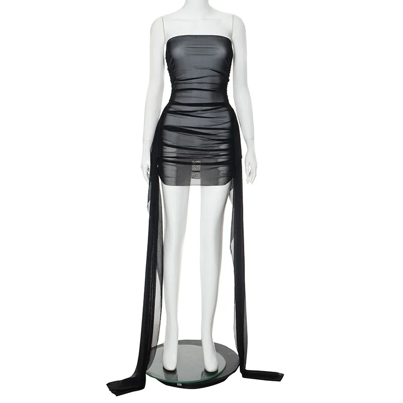 ★送料・関税込★NOFFICIALNOFFICE★SHEER MESH RIBBON DRESS★ Meshe Dress #23127 – ZYMdancestyle