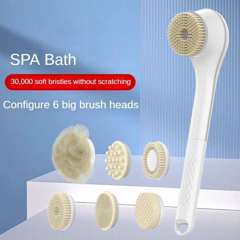 ElectricBathBrushesBathandBodyWorksSiliconeBodyScrubberWaterproofIPX7Scrubber