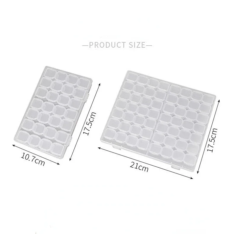 56/28 Diamond Embroidery Box Diamond Painting Cross Stitch Tools Accessory Storage Boxes Dismountable Cases