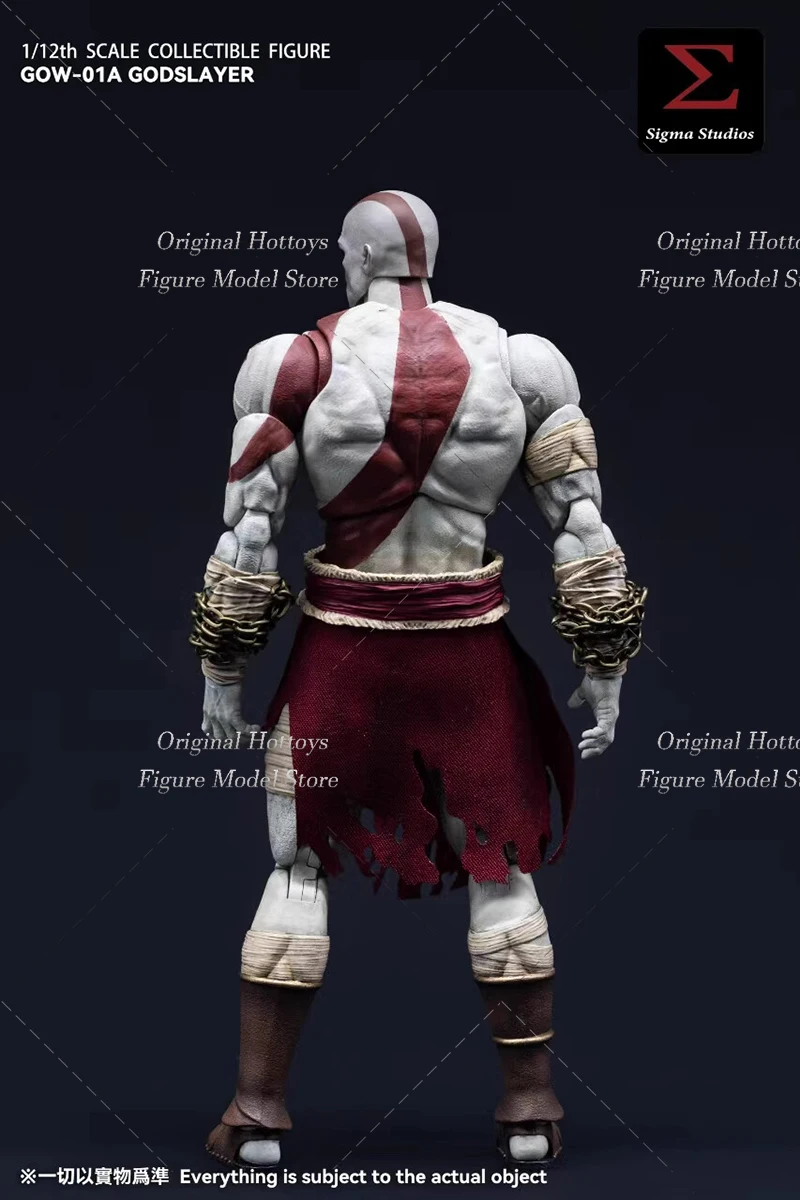 シグマスタジオ GOW-01A 1/12 スケール男性兵士クレイトスゴッド