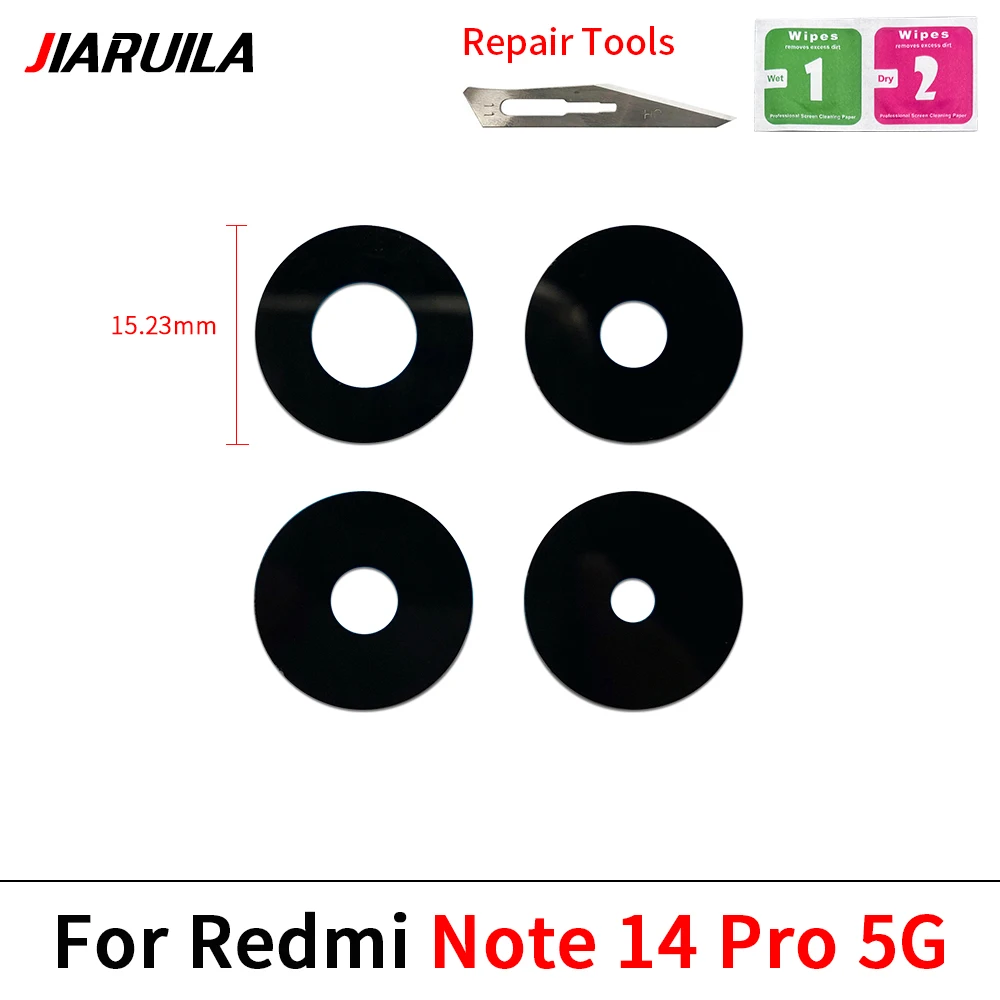 NEUE Zurück Hinten Kamera Glas Objektiv Mit Kleber Kleber Für Xiaomi Redmi 15 15C Hinweis 14 15 Pro Plus 4G 5G – Detail 9