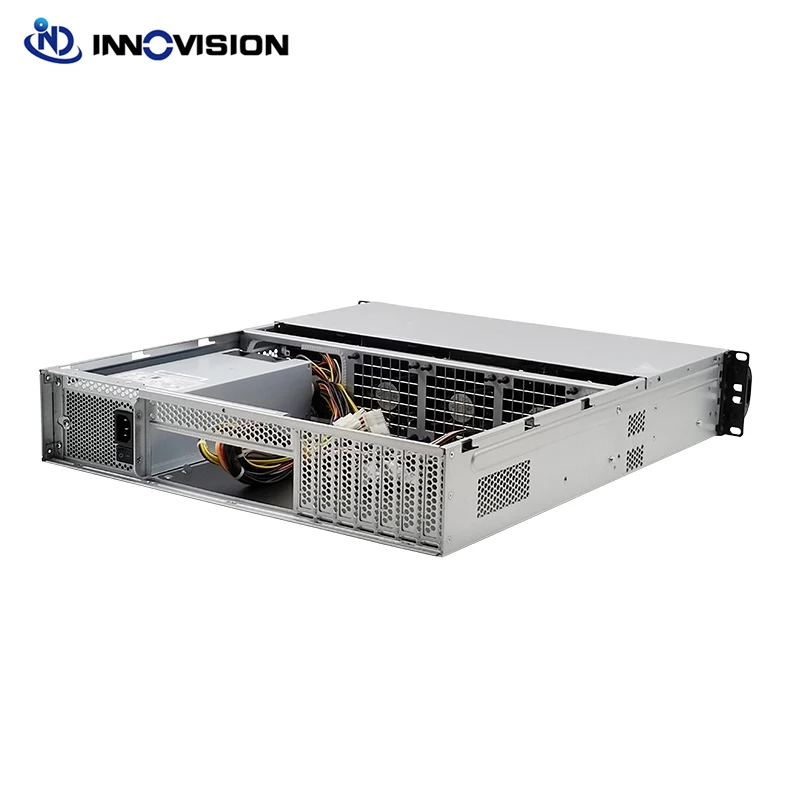 Ultra Rack 2U 8Bay Storage Server Case L520mm Support 2U Standard Redundant Powersupply MATX Motherboard NAS Server Chassis