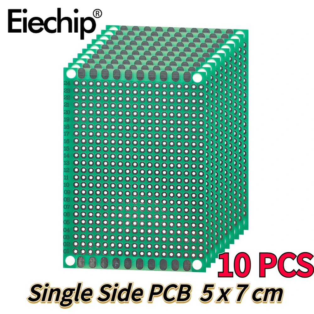 10PCS/Lot 5x7cm Single Side PCB Prototype Boards Universal Circuit ...