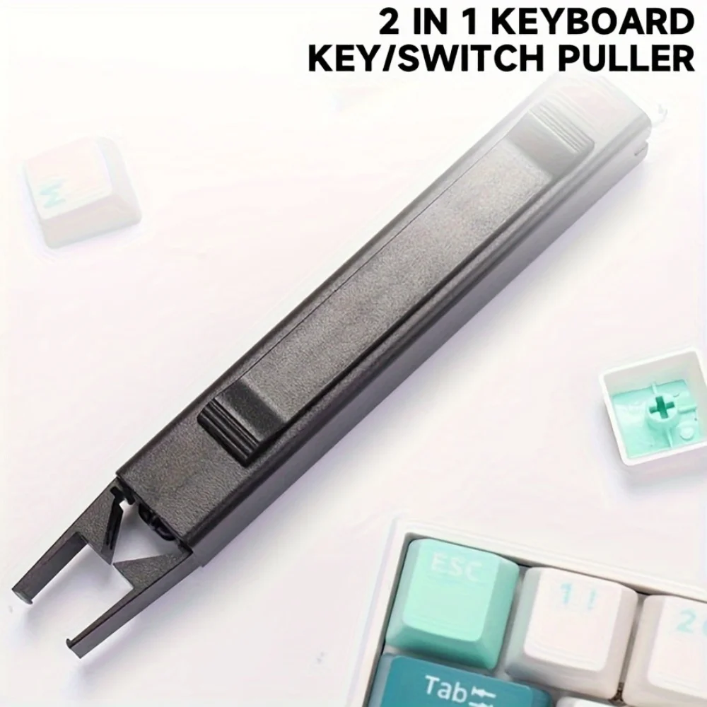 2 in 1 Switch Puller Keycap Puller Key Switch Keycap Puller for Mechanical Keyboard Gaming Keyboard Switches DIY Cleaning Tool