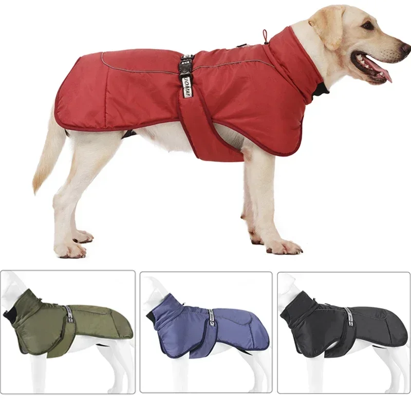 WinterWarmWindproofBigDogJacketforMediumLargeDoggyVestCoats
