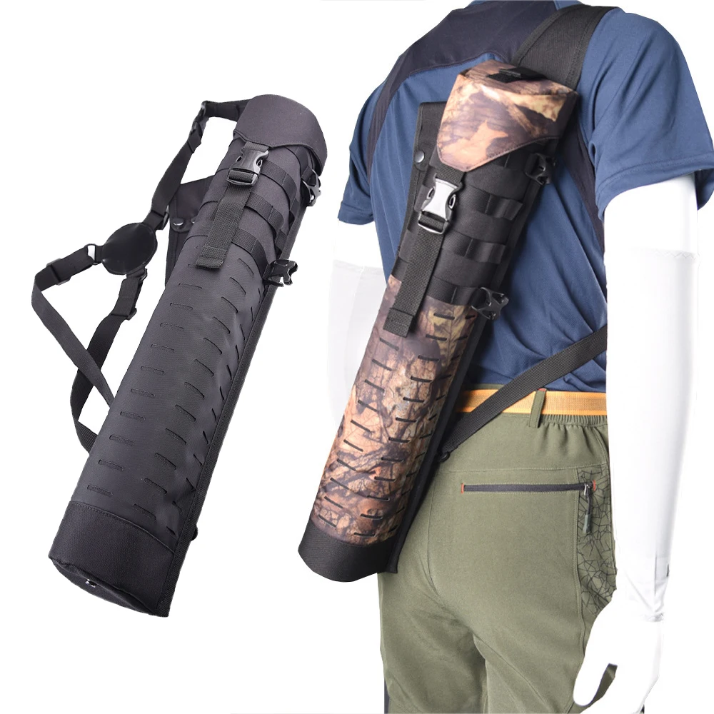 TacticalArcheryMolleQuiverAdjustBackShoulderBeltBagPouch