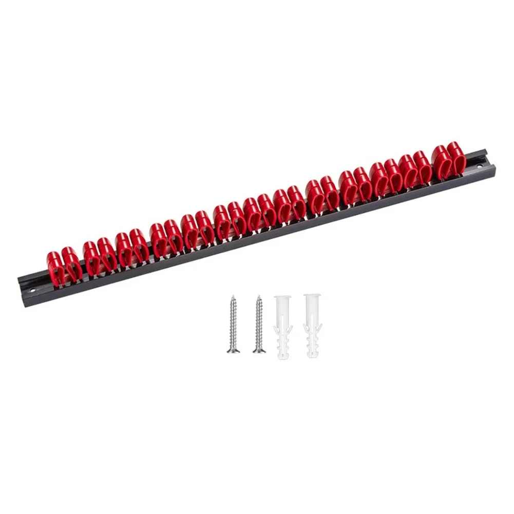 Screwdriver Organizer Tool Holder ABS Wall Mount Plastic Wrench Screwdriver Organizer 1pc