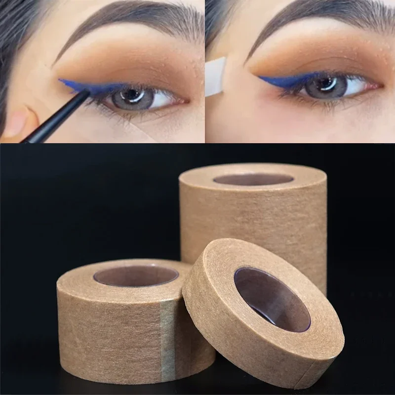 1 rolka Eyeshadow Protector taśmy naklejka narzędzie do makijażu oczu Eyeliner taśma do powiek naszywka do przedłużania rzęs 9M kosmetyczna aplikacja narzędzie