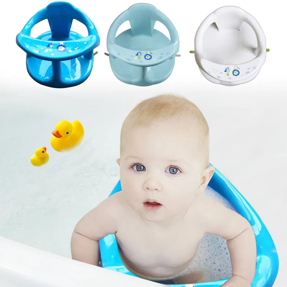 Baby Bath Seat Baby Bath Tool Baby Bath Chair with Suction Cups Low Temperature Resistance Safe Material Tool Suitable for Newborn Boy Shower Tub