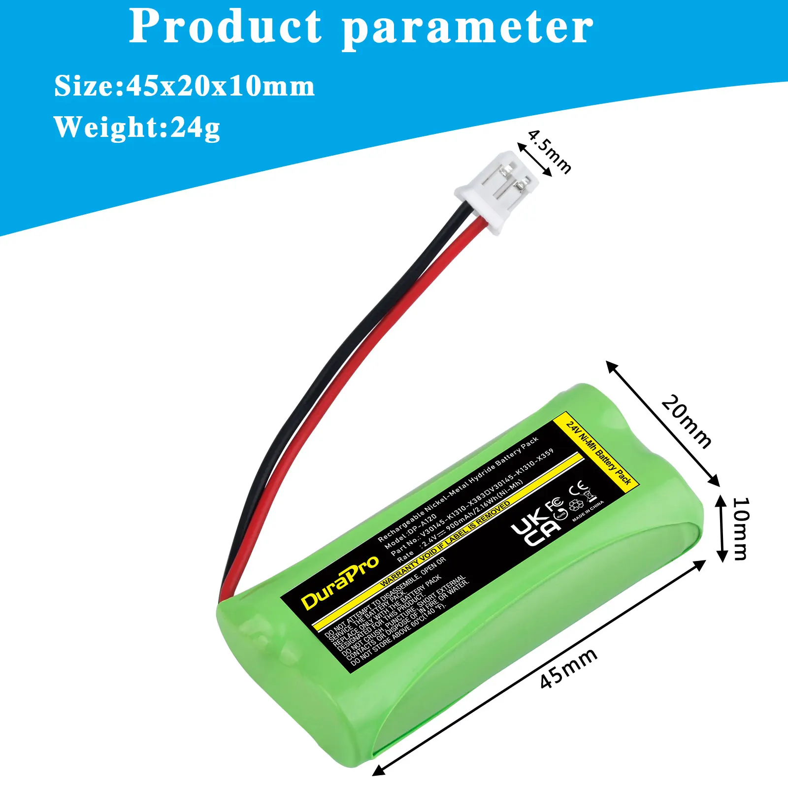 Batteria Sostitutiva 700mAh Per Siemens Gigaset - Ricambio Per Telefoni Cordless - Foto 8