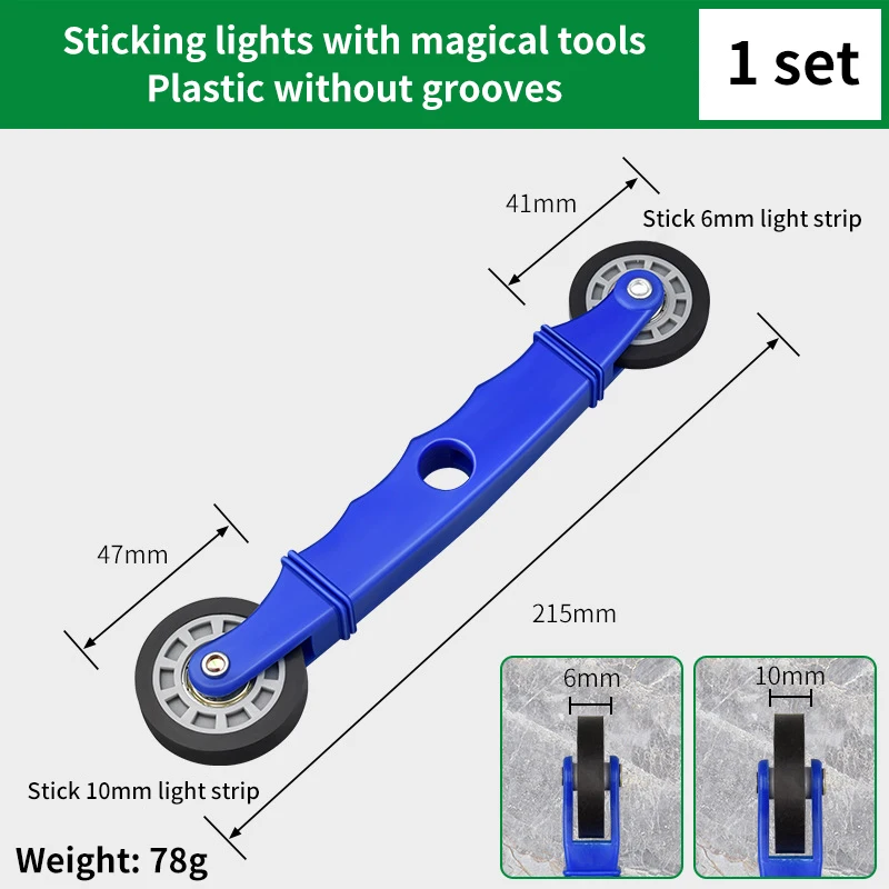 Rubber Mesh Window Screen Installation and Repair Tool with Double-Head Pressure Pulley