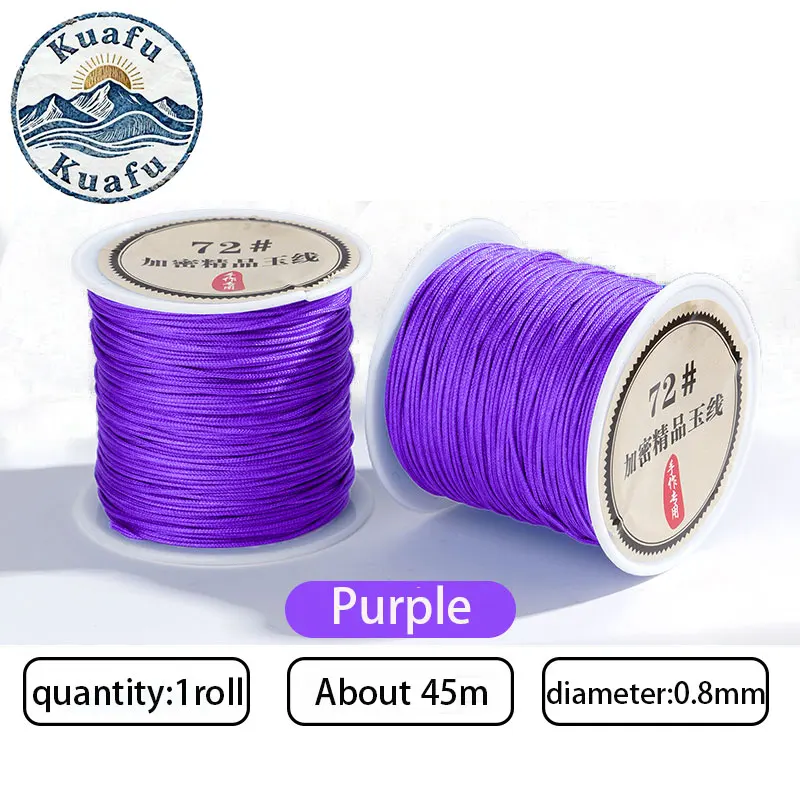 Nylon Braided Cord Thread for DIY Crafts and Jewelry Making