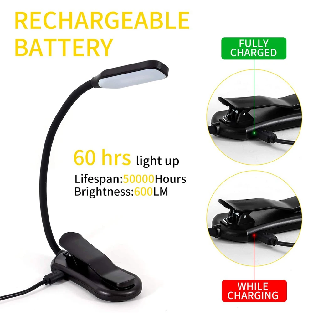 Rechargeable Book Light 2