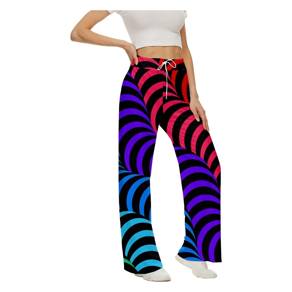 

Весна 2022, женские широкие брюки SOJINM с 3D принтом, Женские Мешковатые тренировочные брюки, штаны для бега, Повседневная Уличная одежда, брюки 6XL