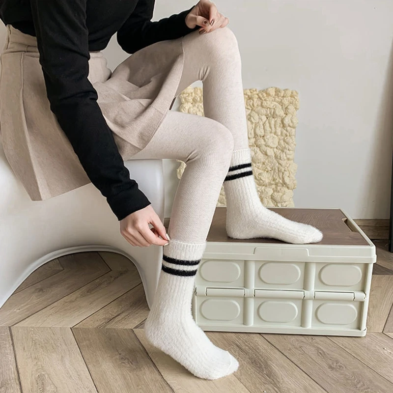 Cozy Fluffy Velvet Women's Socks - Warm & Soft
