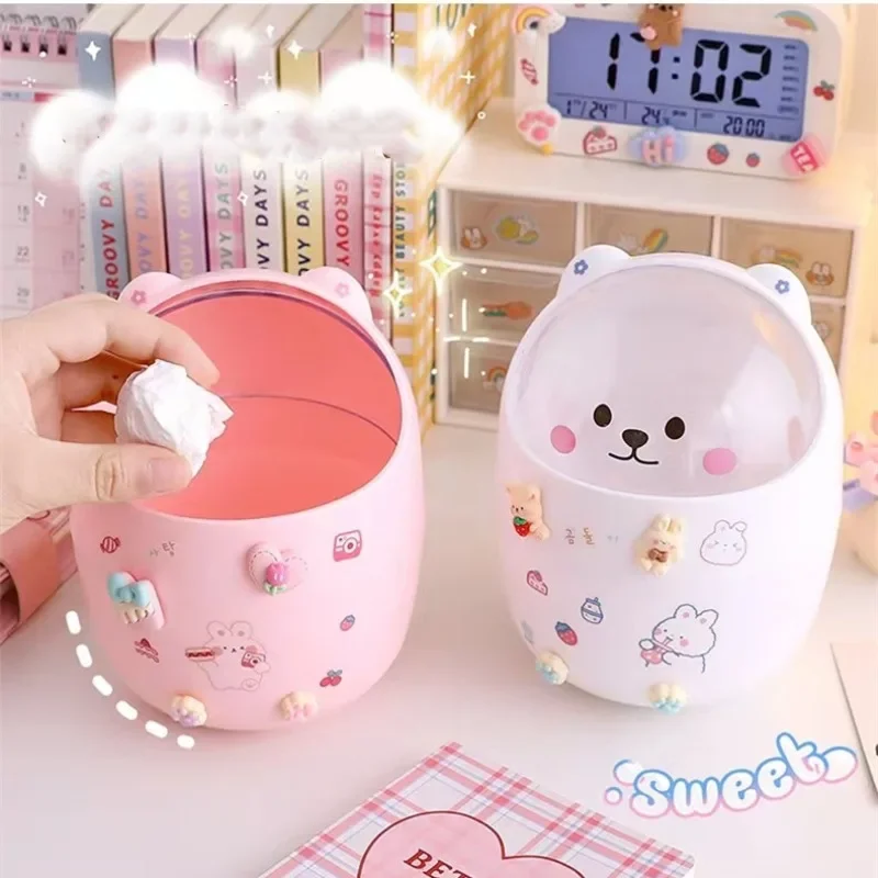 Poubelle T1 pour chambre d'adolescent, panier de rangement, corbeille à  papier, nouveau panier - AliExpress