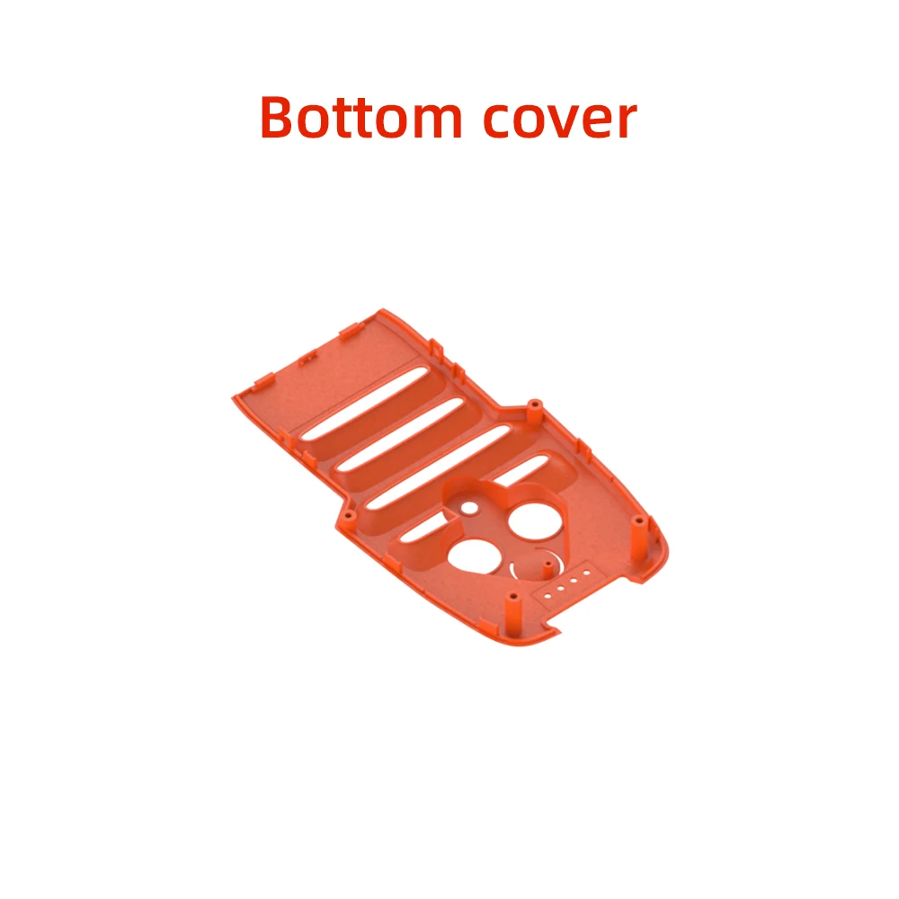 Coque inférieure de remplacement pour drone FIMI MINI 3, montrant les emplacements des moteurs et de la batterie