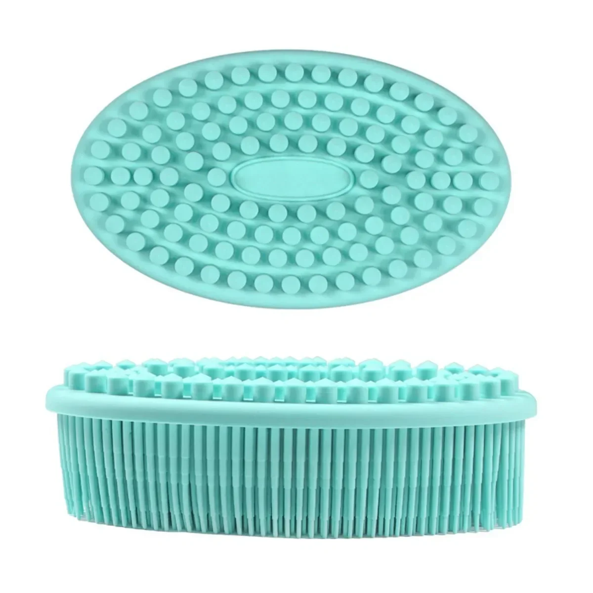 Silicone Body Brush Baby Shower Body Wash Sponge Dry Massage Bath Towel for BodyBas Body Wash Scrubber Brush Bath Back Scrubber