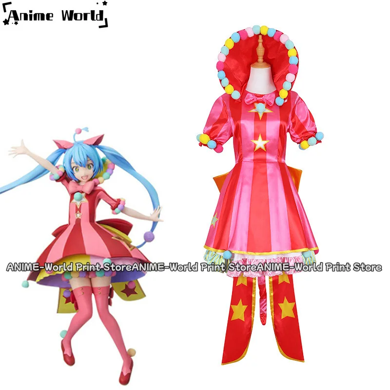 

Anime Virtual Singer Miku Cosplay Dress Project Sekai Colorful Stage! The World's First Royal Highness Princess Stage Costumes