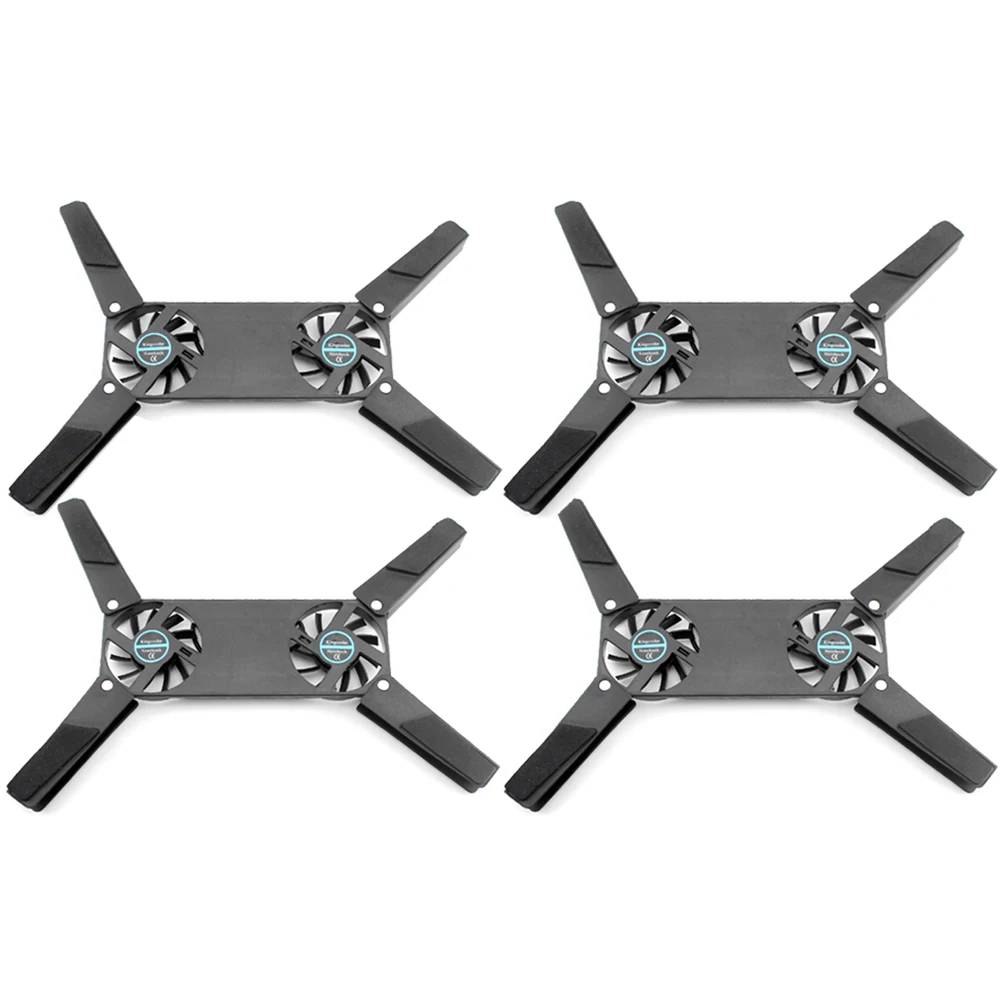 لوح تبريد قابل للطي مزود بمراوح مزدوجة، وحامل كمبي...