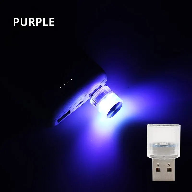 Compact USB LED Ambient Light for Interior Decoration & Portable Use