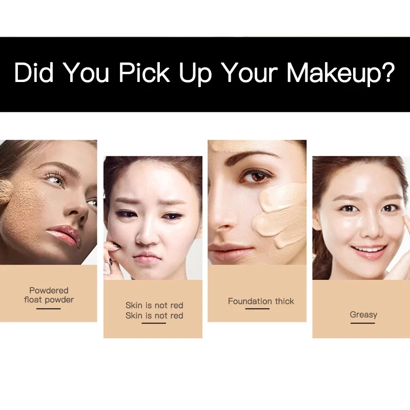 Mushroom Head CC Cream BB Air Cushion Cream Concealer Foundation Brighten Skin Tone Beauty Foundation Female Cos bb cream air cushion cream cc cream cushion foundation