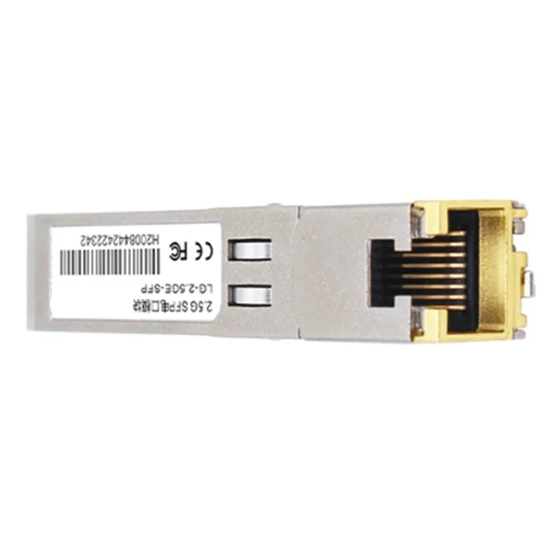 

Металлический модуль 2,5G SFP, оптический порт 2500 м, поворот на порт Ethernet RJ45, гигабитный модуль приемопередатчика 1000 м, передача 100 метров