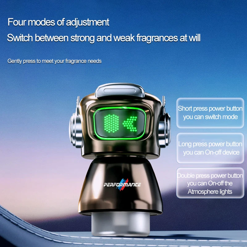 روبوت السيارة المعطر بالذكاء الاصطناعي، موزع العطو...