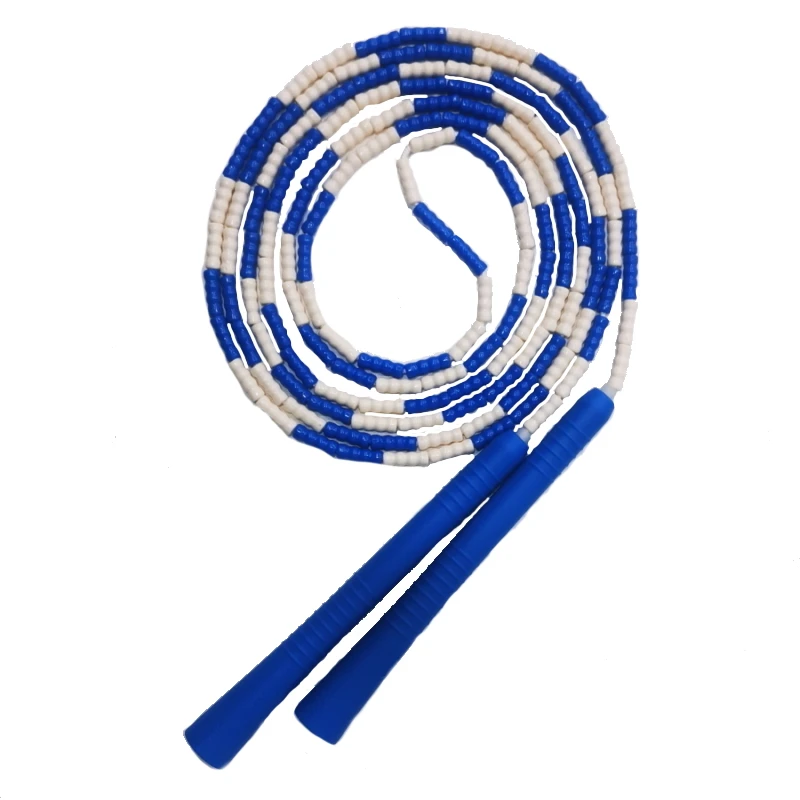 NEVERTOOLATE 19cm long PP handle Soft PVC beads 300cm 3m skip jump rope freestyle tricks crossfit no tangle fitness 2