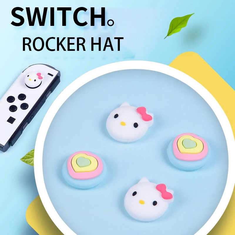 SanrioKuromiHelloKittyNintendoSwitchRockerHatAnimeFigureOlednsHandleButton