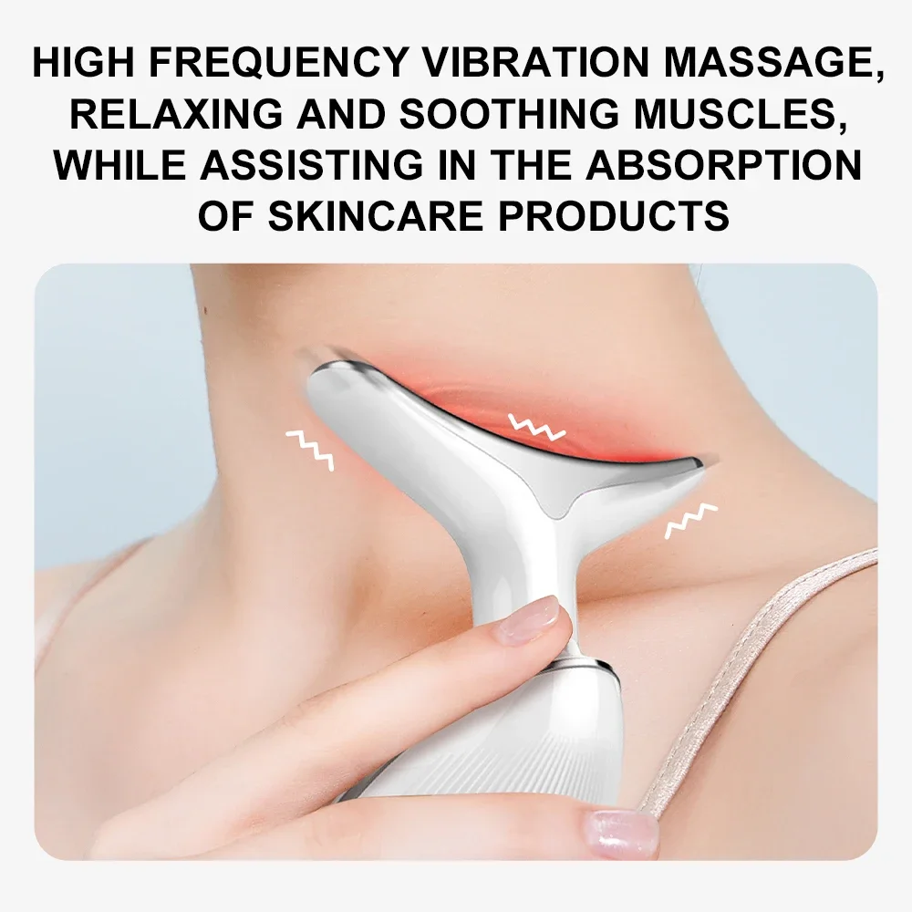 Women's Skin Care Beauty Tool for Improving Neck And Face Contour Home Use Adjustable Frequency Vibration Device 6