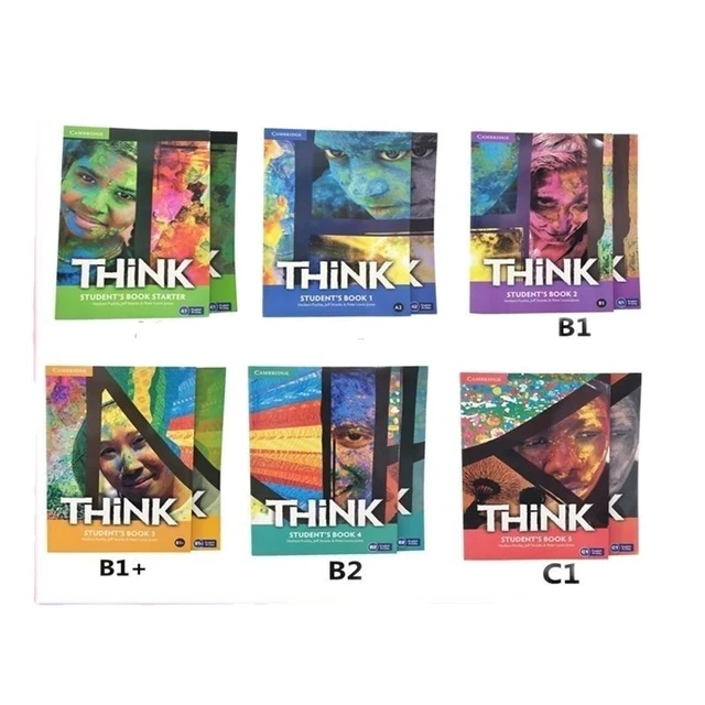 Cambridge　12pcs/Full　Version　Set　English　Student's　Book+WorkBook　THINK　Children's　English　Textbook　with　Online