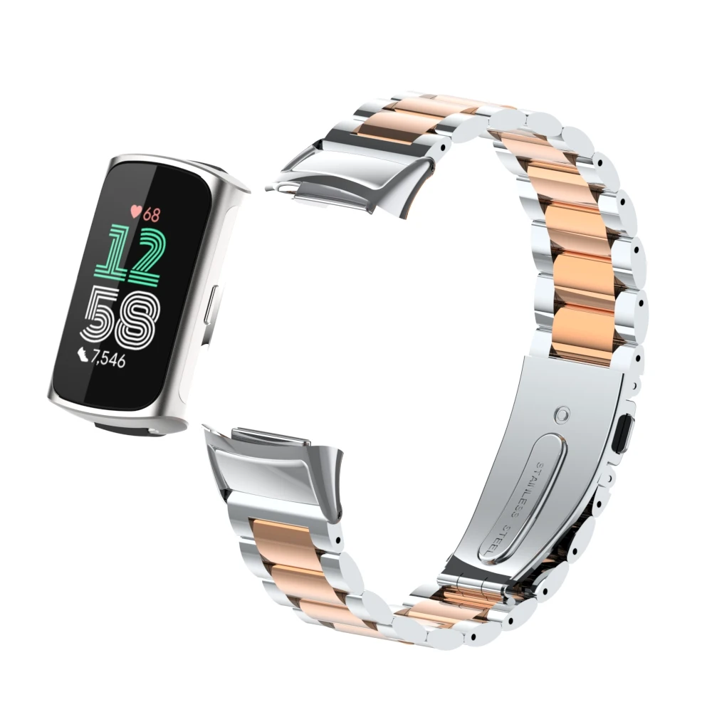 Premium Stainless Steel Adjustable Wristband - Elegant Metal Strap Bracelet Accessories