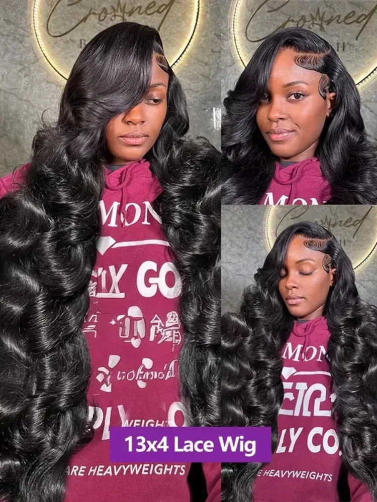 30 40 Inch Body Wave 13x6 13x4 HD Lace Frontal Wig Human Hair Brazilian Pre Plucked For Women 5x5 Glueless Human Hair Wig