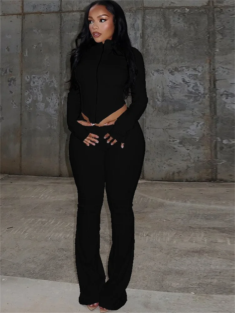 Wmstar Two Piece Set Women Casual Sexy Top and Pants Sets Club Outfits Tracksuit Matching New Street Wear Wholesale Dropshipping