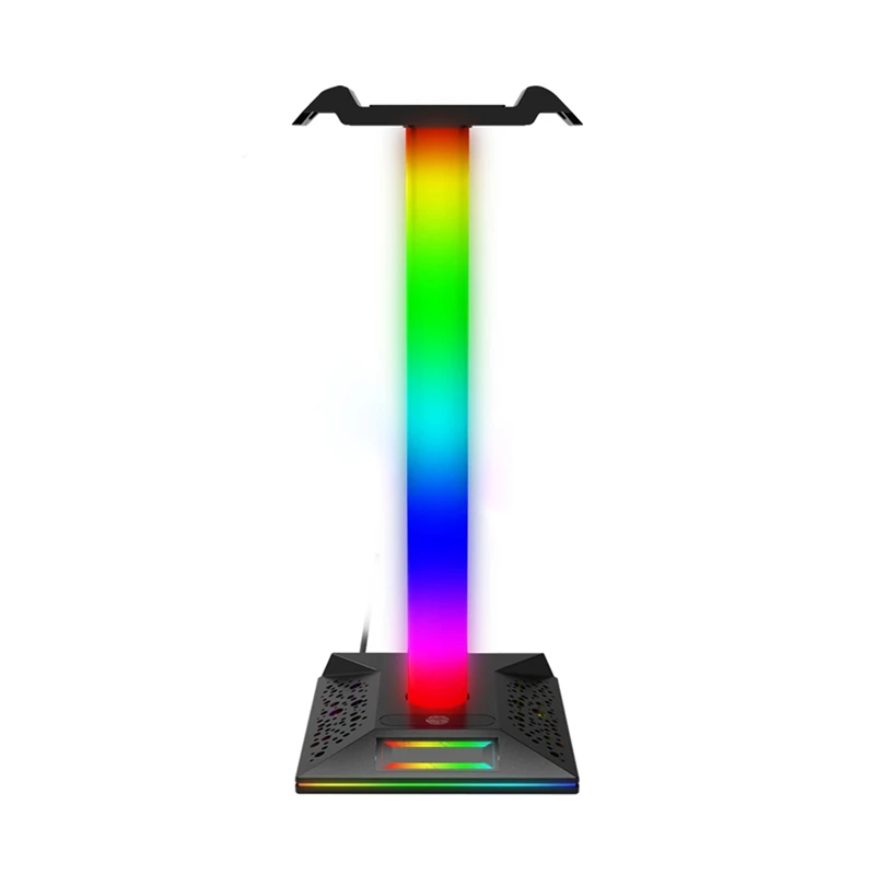 

Подставка для игровых наушников с двумя USB-портами