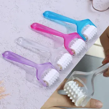 1PC Manual Massage Wheel Roller Face-lift Massager Face Shaper Relaxation Mini Finger Massager Beauty Tools