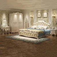 Ensemble de chambre à coucher moderne de style princesse, literie haut de gamme, ensemble de chambre à coucher de luxe, design pour filles, Letti E Mobili, meubles nordiques 1