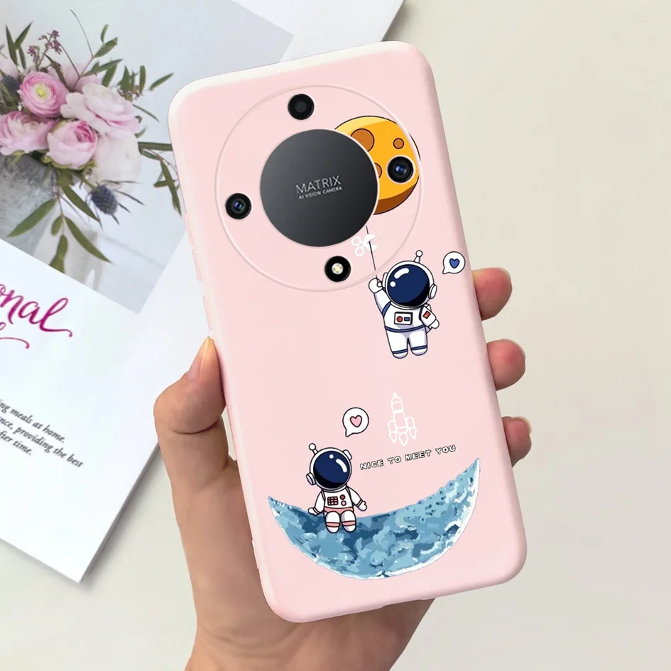 Lovely Cartoon Flower Slim Soft Silicone Phone Case Cover