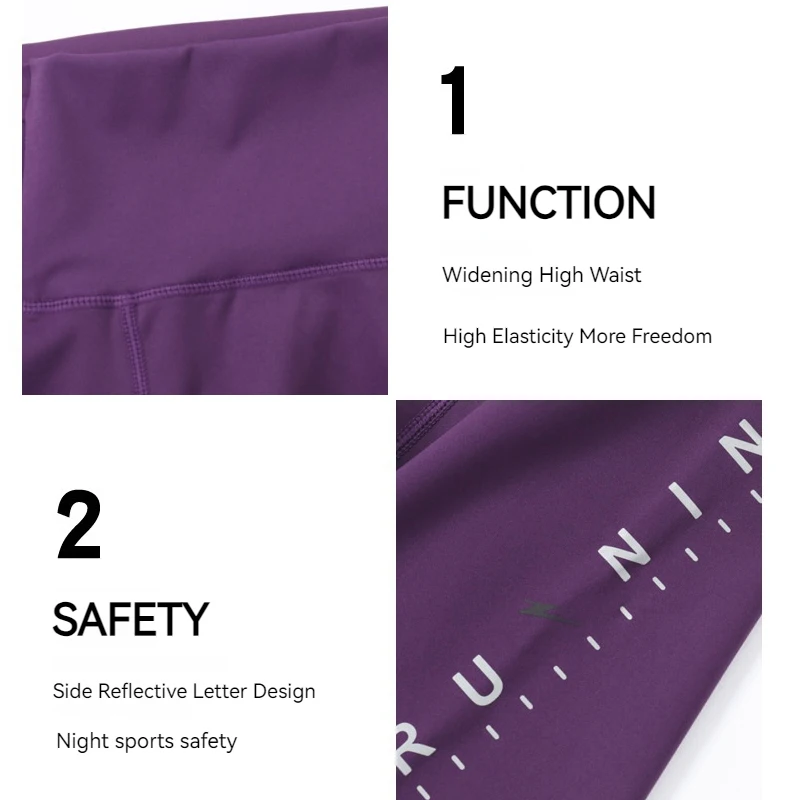 Men Waist Bag Compression Shorts Athletic Running Marathon Shorts Moisture-Wicking Quick Dry Water Rpellent Pocket Capris
