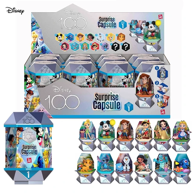 Echte Disney Blind Box Figur 100 Jahre Überraschung Geheimnis Box Mickey  Donald Enten stich Ornament Kinder Geburtstags geschenke - AliExpress