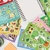 8/16/32Sheets Cartoon Mario Make A Face Puzzle Stickers Kids Make Your Own DIY Game Children Jigsaw Education Stickers Toys 4
