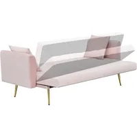 71" Modern Velvet Sofa Bed Futon, Convertible Sleeper Couch with Adjustable Backrest, Tufted Recliner Loveseat with G Customized 4