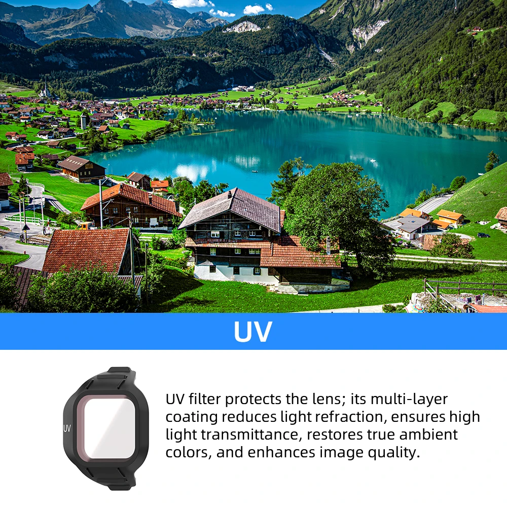 Lens Filters For  Mini 5 Pro Drone Gimbal UV CPL ND8/16/32/64 PL Filter Set Opti
