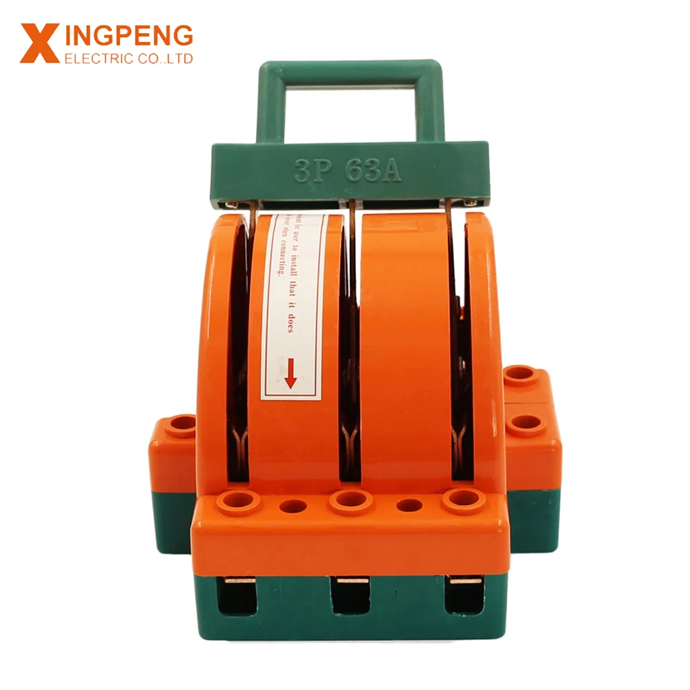 

Mezeen 3p 63A Copper type manual knife switch double throw changeover switch