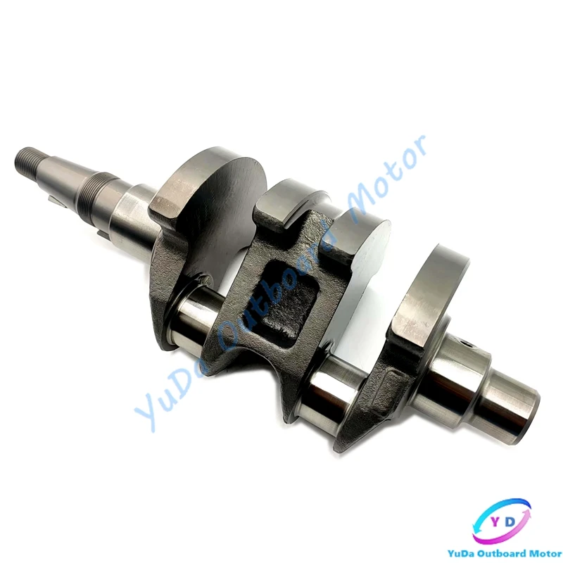 6AH-11411-00-01 Crankshaft For Yamaha Outboard Motor 4T F20A; F15A Parsun F20-05020004; 6AH-11411