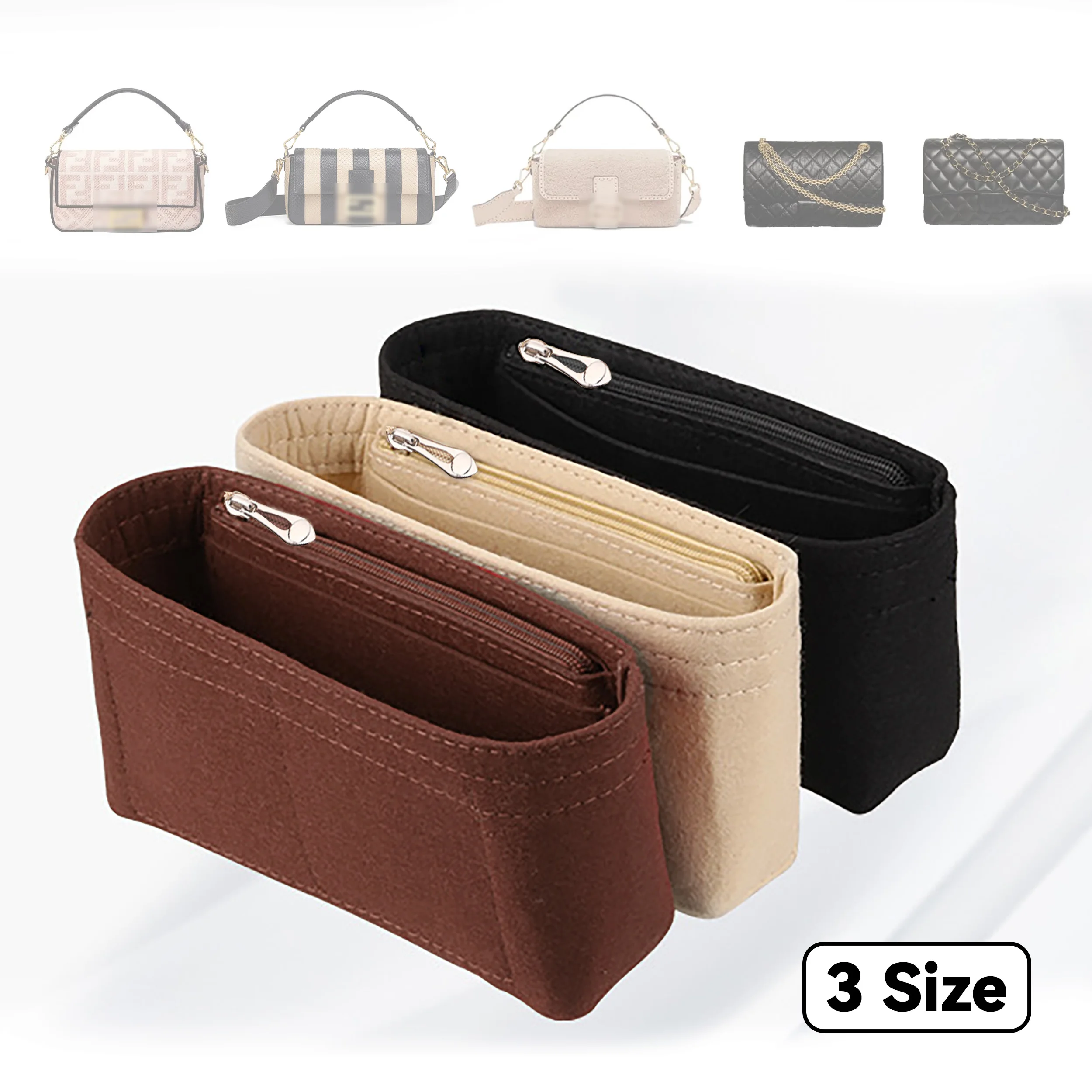 Purse Organizer Inserts Set