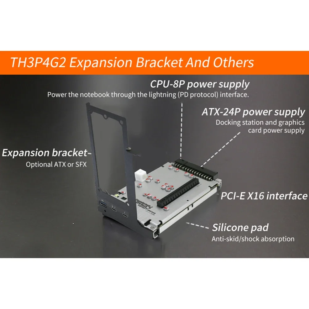 TH3P4G3mini Thunderbolt GPU Dock Connect To Laptop External