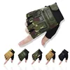 Children's Cycling Tactical Gloves Kids Exercise Half-Finger Protective Gloves Boys Girl Bicycle Camping Anti-slip Sports Gloves 1